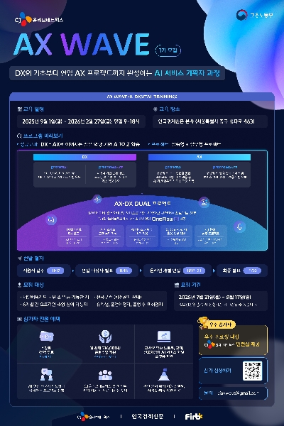 📣 [CJ올리브네트웍스] AX WAVE 부트캠프 알아보기 대표이미지